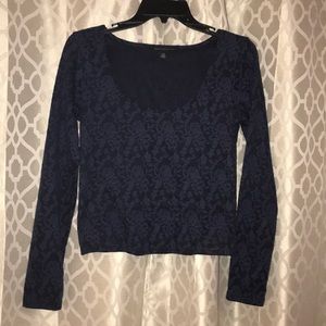 NAVY BLUE Beautiful American Eagle Long sleeve